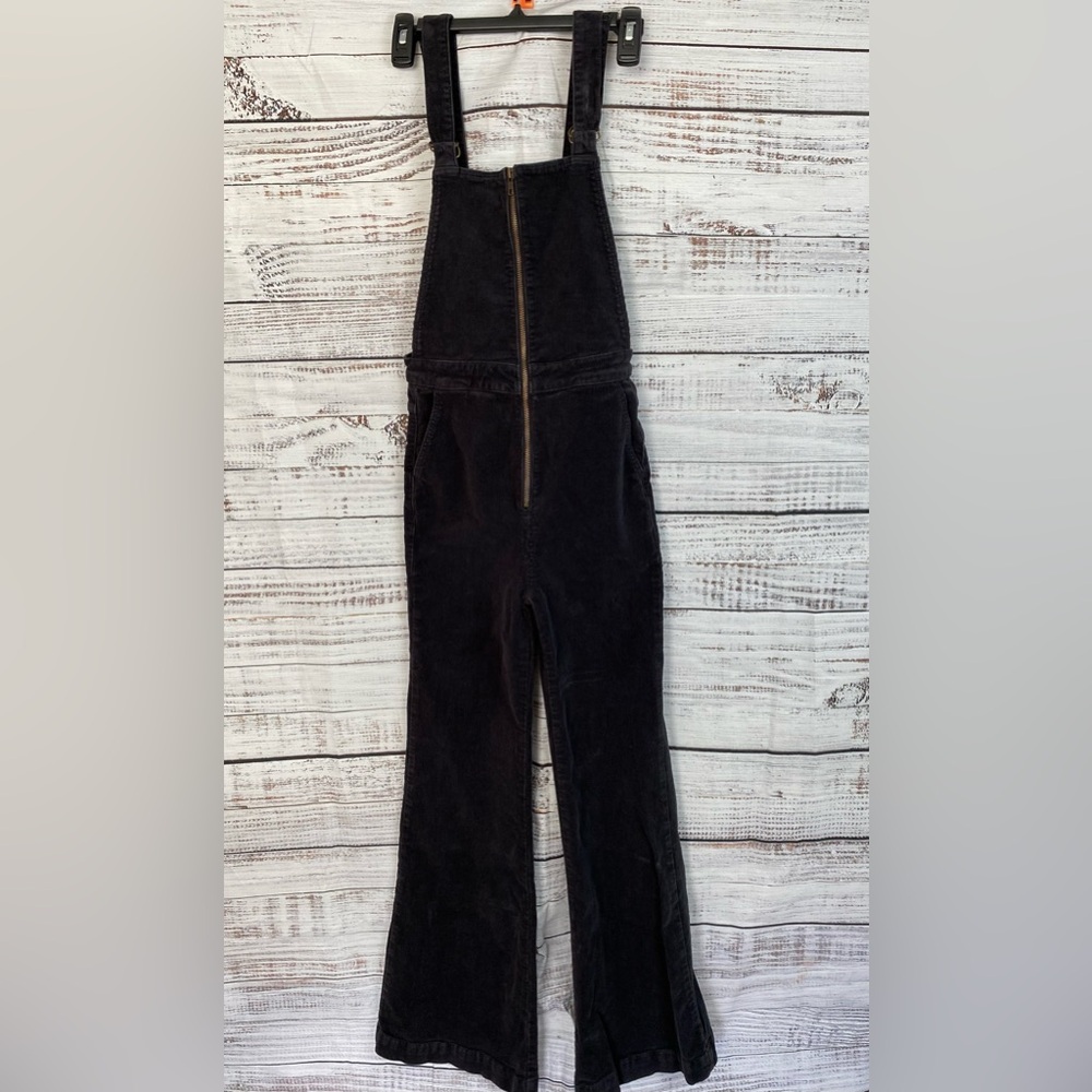 COPY - Rolla's East Coast Flare Black Corduroy Overalls Women’s Size 26 - AU 8